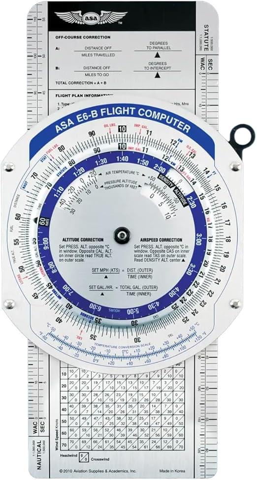 ASA Color E6B Flight Computer